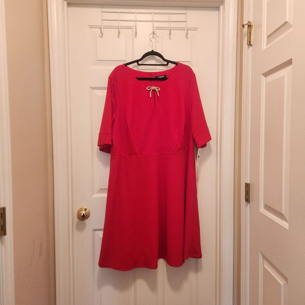 Glamour Red Dress Size 22W